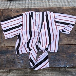 Amuse society bedside manner woven top